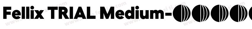 Fellix TRIAL Medium字体转换